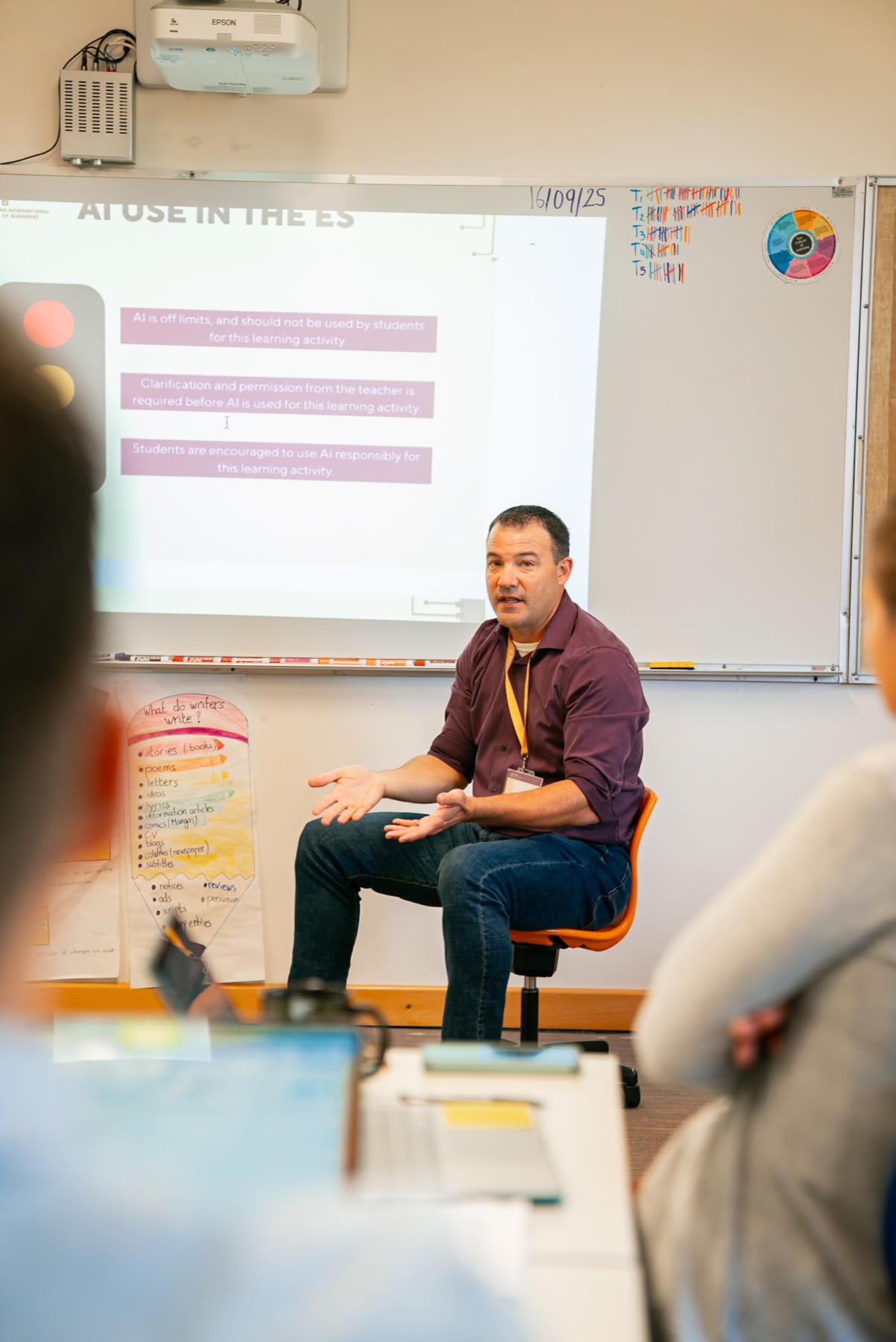 Jeff Utecht leading training session